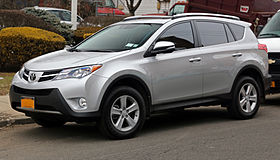 2013 Toyota RAV4 XLE AWD front left.jpg